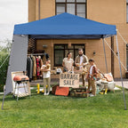 10X10 Pop Up Canopy, Slant Legs Instant Outdoor Canopy Tent - Image 6