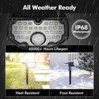 AloftSun Solar Motion Sensor Outdoor Lights, Waterproof Motion Sensor Spot - Image 6