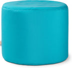 Jaxx Spring Indoor/Outdoor Bean Bag Pouf Ottoman, Light Blue - Image 6