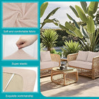 12Pcs Stretch Patio Cushion Covers, Outdoor Couch Covers Replacement, Outdoor - Image 3
