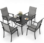 5-Piece Outdoor Dining Set, Patio Furniture Set - Image 2
