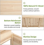 Yaheetech 42x23x33in Wooden Raised Garden Bed - Image 4