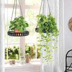 Plant Hanger Indoor Outdoor 2 Pack, Hanging Planter - Image 2