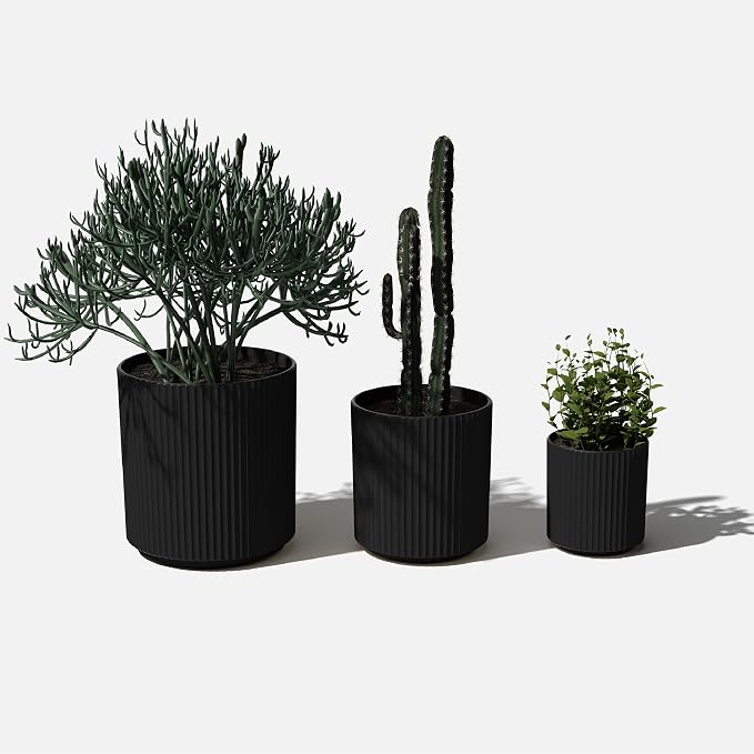 Veradek Demi Series Set of 3 Round Planters - Image 9