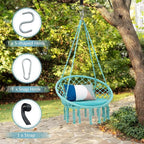 Giantex Hammock Chair Macrame Swing - Image 3