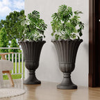 23" Tall Planters for Outdoor Plants Set of 2, Planter - Image 5