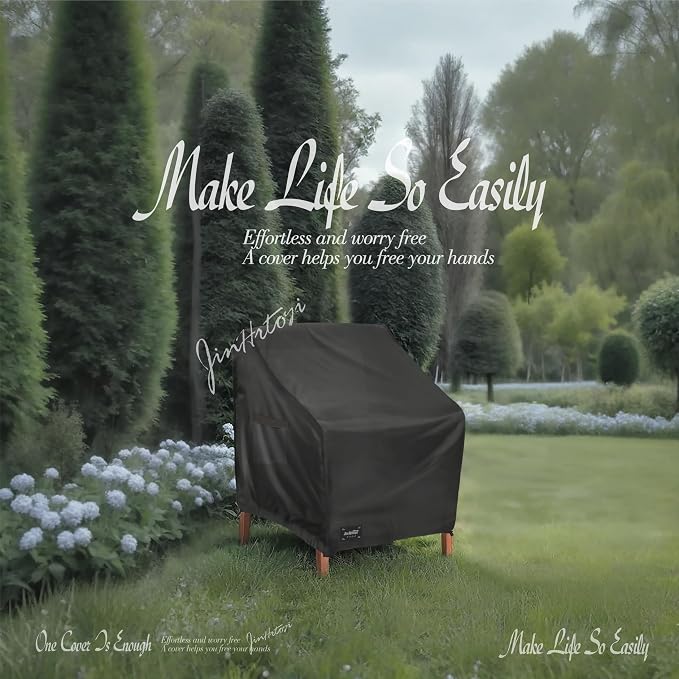 JinHrtoyi Outdoor Chair Covers 2 Pack, 27Wx32Dx36H inches Patio Chair Cover - Image 7