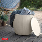 KETER Urban Knit Pouf Ottoman Set of 2 - Image 9