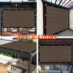 Sun Shade Cloth with Grommets, 90% UV Protection Shade Fabric, Pergola Shade - Image 7