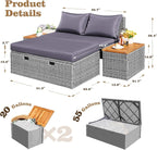 Flamaker Outdoor Rattan Lounge Chair - Image 8