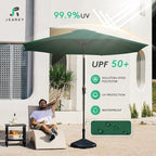JEAREY 9FT Outdoor Patio Umbrella Outdoor Table Umbrella - Image 3