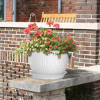 12/10/9 inch Large Plant Pots, 3 Pack Wide Flower Pots - Image 6