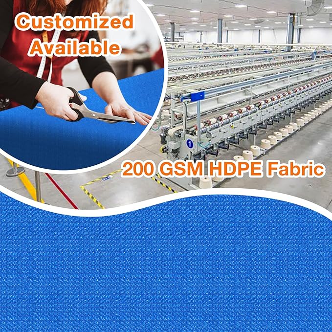 Artpuch Outdoor Pergola Shade Cover 9' X 12' Sun Shade Cloth - Image 2