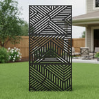 Casaphoria Metal Privacy Screen Outdoor, Ivan Black by Casaphoria