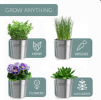 Barnyard Designs Indoor Herb Garden Planter Set - Image 6
