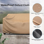 Heavy Duty Patio Sofa Cover, Mrrihand 3-Seater Outdoor Sofa Loveseat Cover - Image 4
