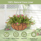 2 Pack 14 inch Metal Hanging Baskets - Image 3