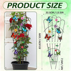 LEIFIDE 2 Pcs 33in Plant Trellis - Image 3