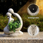 Unique Planters for Indoor Outdoor Plants Head Face Planter Pot Large Succulent - Image 4