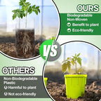 Cosweet 13.5''H Deep Nursery Grow Bags, Biodegradable Non-Woven Fabric Planting - Image 3