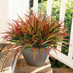 Ivydale 12Pcs Fake Plants Outdoor Artificial Plastic Grass Spring Decoration UV - Image 2