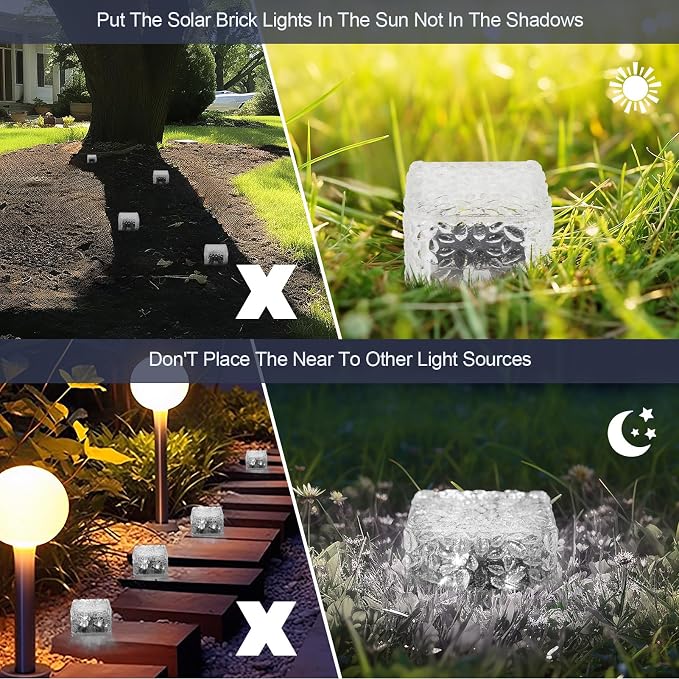 Solar Brick Lights-Outdoor Solar Lights - Image 7