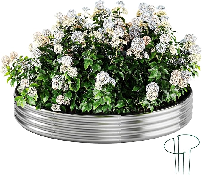 Fire Ring Pit Round Galvanized Fire Ring by ZFHgarden
