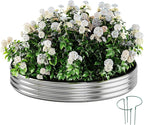 Fire Ring Pit Round Galvanized Fire Ring by ZFHgarden