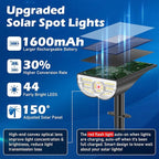 Solar Lights Outdoor, 5 Working Modes Solar Powered Spotlights - Image 2