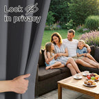RYB HOME Extra Wide Outdoor Curtains - Image 3