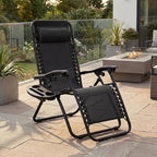 Best Choice Products Set of 2 Adjustable Steel Mesh Zero Gravity Lounge Chair - Image 2