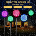 Solar Garden Lights Outdoor, Upgraded Globe Powered Garden Light - Image 4