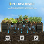 Garvee Large Aluminum Raised Garden Bed 6.5' x 2.5' x 16", Open-Bottom Jumbo - Image 6