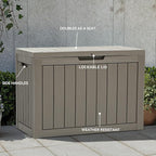 YITAHOME 45 Gallon Deck Box, Outdoor Storage Box - Image 5