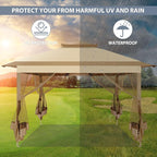 COBIZI 11x11 FT Pop up Gazebo Canopy Tent - Image 4