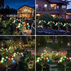 4PK 32LED Solar Garden Lights Outdoor, Mushroom Solar Lights Outdoor, IP65 - Image 6