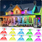 300FT/90M Permanent Outdoor RGB Lights, IP67 Waterproof Smart Eave Lighting by Unknown