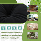15" Foldable Foot Stool Ottoman - Image 2