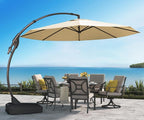 Grand patio 12 FT Sunbrella Cantilever Umbrella by GrandPatio