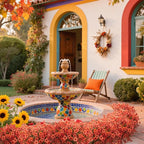 Fall Outdoor Artificial Flowers 16 Bundles - Image 7