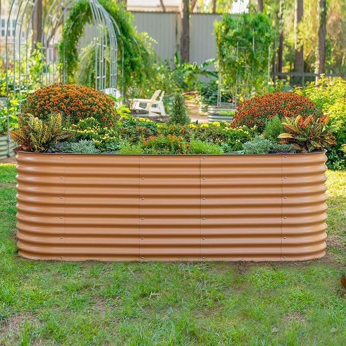 32" Extra Tall Raised Garden Bed Kits, 2.5 x 9.5 x 2.7ft Deep Root 10 in 1 - Image 9