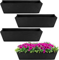 Adnee 4 Pcs 24 Inch Fabric Plant Window Box Liners-Rectangular Non-Woven by Adnee