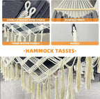 Hammock Hanging Swing Double Max 500lbs Macrame - Image 3
