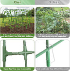 Cucumber Trellis for Raised Bed, Large Size Garden Arch Trellis for Climbing - Image 5