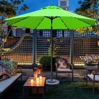 Sunnyglade 9' Solar LED Lighted Patio Umbrella - Image 6