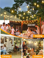 25FT Outdoor String Lights, Patio Lights - Image 8
