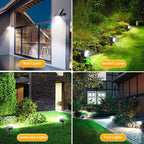 Fabrito 72 LEDs Solar Spot Lights Outdoor Waterproof, 3 Modes Landscape - Image 5