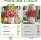 Alupssuc 24 Bundles Artificial Flowers - Image 4