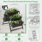 Giantex Vertical Raised Garden Bed, 5 Planter Boxes Container w/Drainage Holes - Image 5