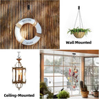Plant Hooks 6in 30Pack Hanging Plant Bracket Metal Plant Hanger Black - Image 3